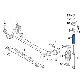 Hyundai OE - Rear Suspension Shock Absorber Bellows