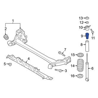 Hyundai OE - Rear Jounce Bumper