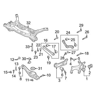 Hyundai OE - Rear Suspension - Suspension Components (Sport)