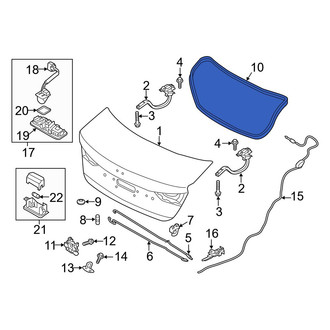 Hyundai OE - Rear Deck Lid Seal