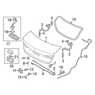 Hyundai OE - Trunk Lid - Lid & Components (Korea Built)