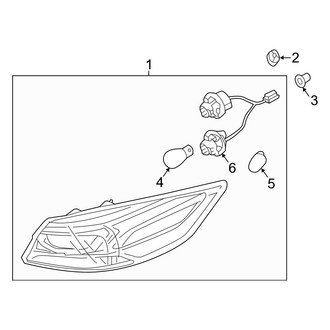 Hyundai OE - Rear Lamps - Tail Lamps (On Quarter Panel), (Sport)