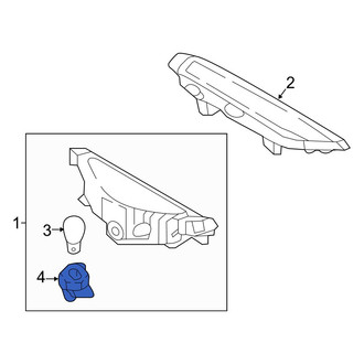 Hyundai OE - Rear Center High Mount Stop Light Socket