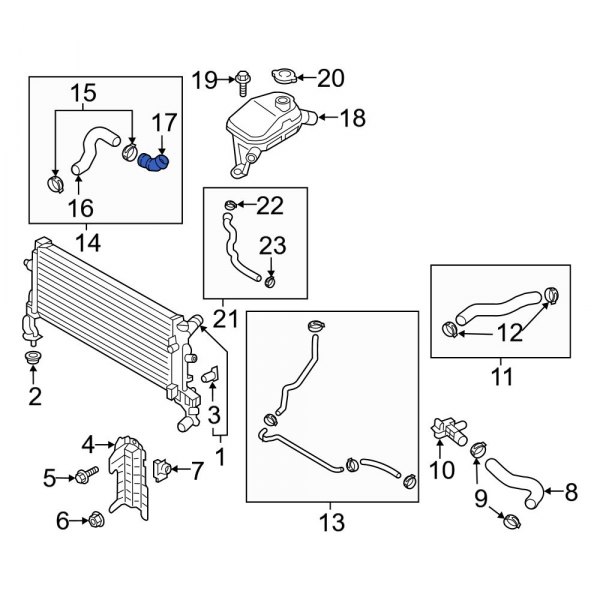 Radiator Coolant Hose Adapter