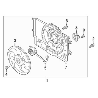 Hyundai OE - Cooling Fan (1.6L)
