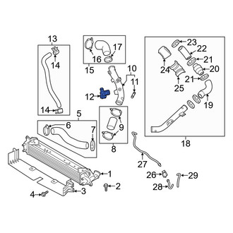 Hyundai OE - Turbocharger Boost Pressure Relief Valve