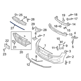 Hyundai OE - Front Hood Seal