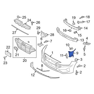 Hyundai OE - Front Right Lower Brake Air Duct