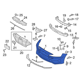 Hyundai OE - Front Bumper Cover