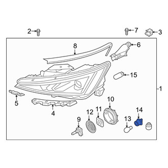 Hyundai OE - Front Side Marker Light Socket