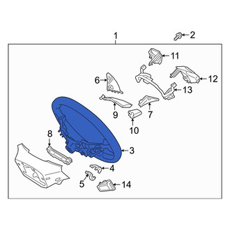 Hyundai OE - Steering Wheel Back Cover