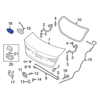 Hyundai OE - Rear Trunk Lid Release Switch