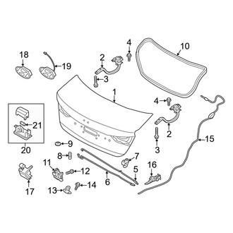 Hyundai OE - Trunk Lid - Lid & Components (USA Built)