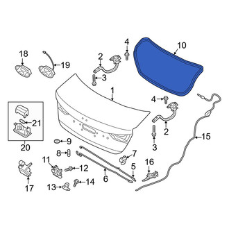Hyundai OE - Rear Deck Lid Seal