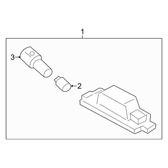 Hyundai OE - Rear Lamps - License Lamps