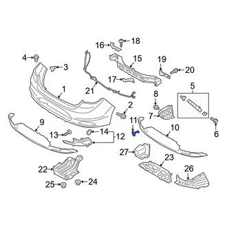 Hyundai OE - Rear Tow Eye Cap