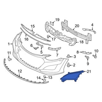 Hyundai OE - Front Left Fog Light Trim