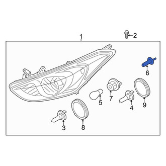 Hyundai OE - Front Turn Signal & Parking Light Bulb