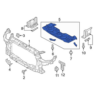 Hyundai OE - Front Radiator Support Splash Shield
