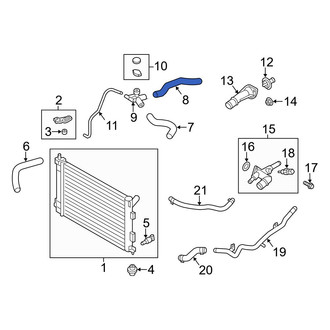 Hyundai OE - Upper Radiator Coolant Hose