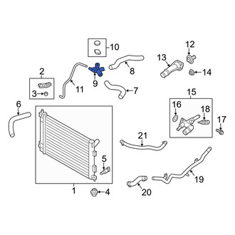 Hyundai OE - Engine Coolant Filler Neck