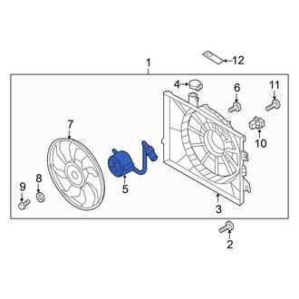 Hyundai OE - Engine Cooling Fan Motor