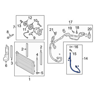 Hyundai OE - A/C Refrigerant Discharge Hose