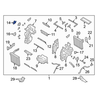 Hyundai OE - HVAC Air Inlet Door Actuator