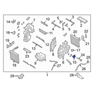 Hyundai OE - Right HVAC Blend Door Actuator