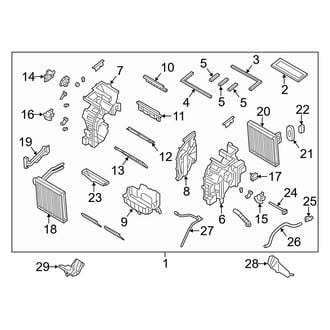 Hyundai OE - Air Conditioner & Heater - Evaporator & Heater Components