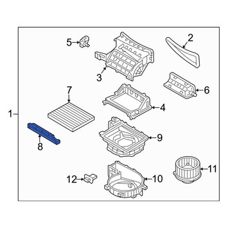 Hyundai OE - Cabin Air Filter Cover