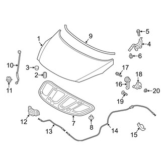 Hyundai OE - Hood & Components