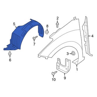 Hyundai OE - Front Left Fender Splash Shield