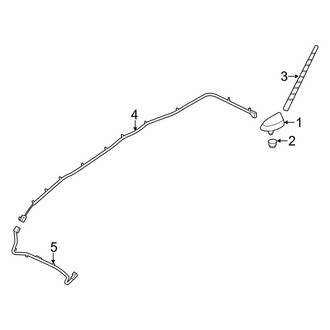 Hyundai OE - Electrical - Antenna (W/O Blue Link Telematics)