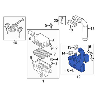Hyundai OE - Engine Air Intake Resonator