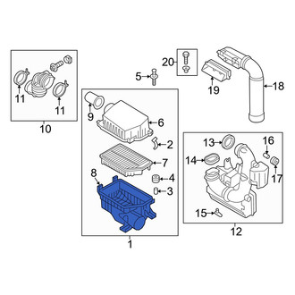Hyundai OE - Lower Air Cleaner Cover