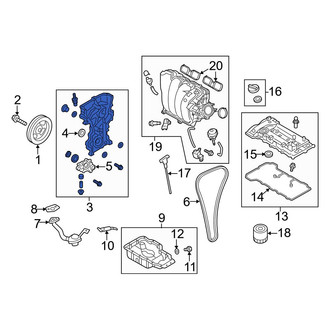 Hyundai OE - Engine Timing Cover
