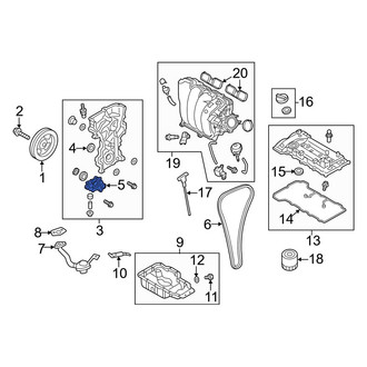 Hyundai OE - Engine Timing Cover