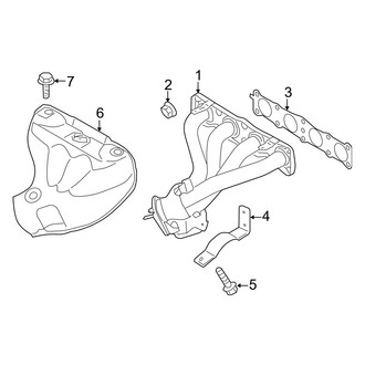 Hyundai OE - Exhaust System - Exhaust Manifold (Canada, USA Federal Emissions)