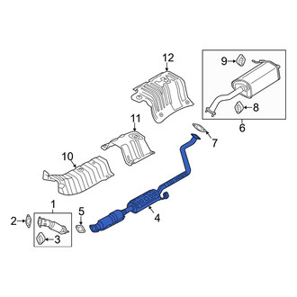 Hyundai OE - Rear Catalytic Converter