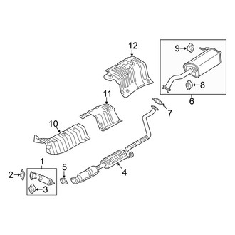 Hyundai OE - Exhaust System - Exhaust Components (Canada, USA Federal Emissions)