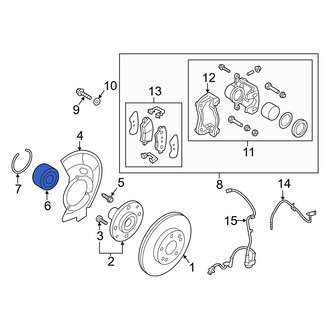 Hyundai OE - Front Wheel Bearing