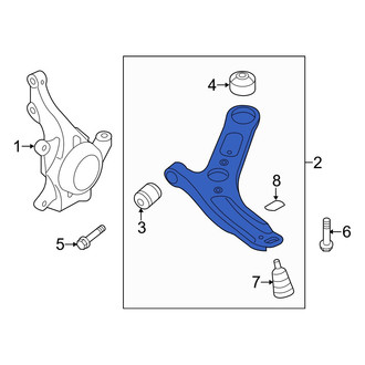 Hyundai OE - Front Right Suspension Control Arm