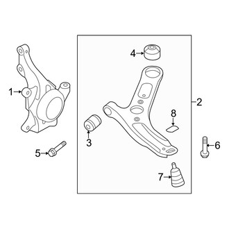 Hyundai OE - Front Suspension - Suspension Components (Base)