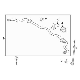 Hyundai OE - Front Suspension - Stabilizer Bar & Components