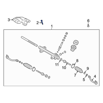 Hyundai OE - Left Rack and Pinion Mount Bolt