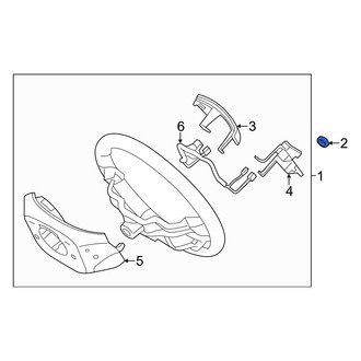 Hyundai OE - Steering Wheel Nut