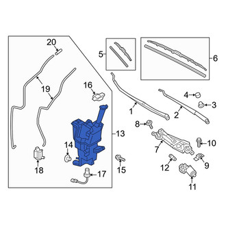 Hyundai OE - Washer Fluid Reservoir