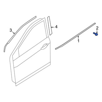 Hyundai OE - Door Belt Molding Screw