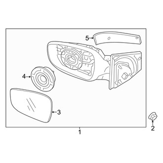 Hyundai OE - Front Door - Outside Mirrors